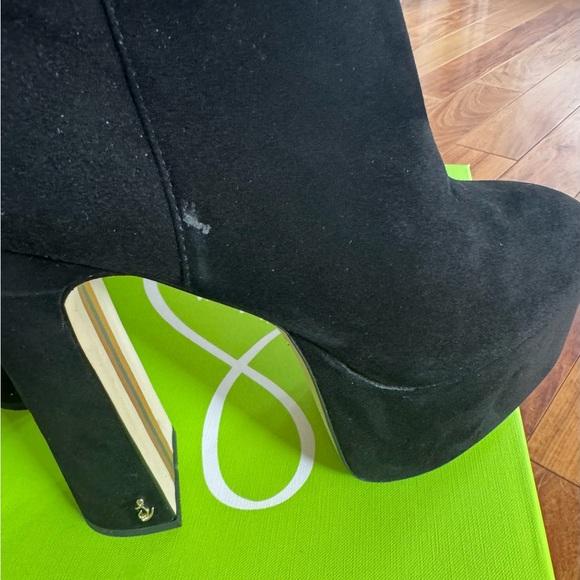 Sam Edelman ELI black suede, NEW - Picture 5 of 13